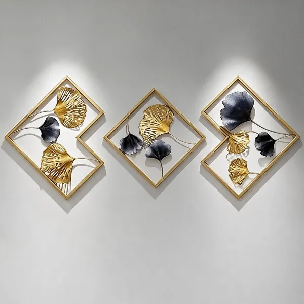 Golden_Metal_Wall_Art_For_Home_Decor