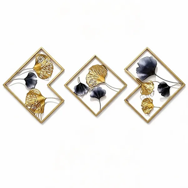Golden_Metal_Wall_Art_For_Home_Decor