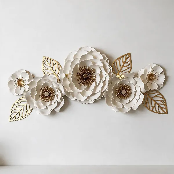 White_Metal_Wall_Art_For_Home_Decor