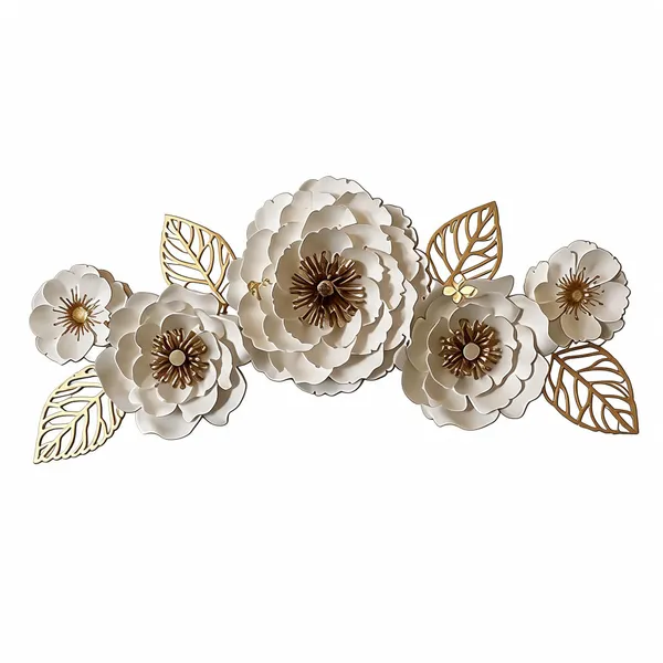 White_Metal_Wall_Art_For_Home_Decor