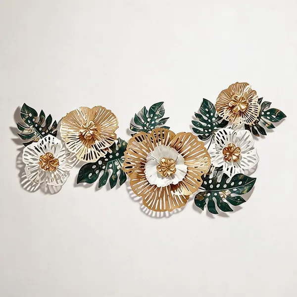 Golden_Metal_Wall_Art_For_Home_Decor