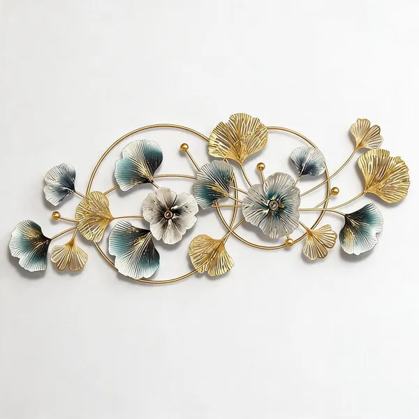 Golden_Metal_Wall_Art_For_Home_Decor