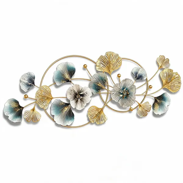 Golden_Metal_Wall_Art_For_Home_Decor