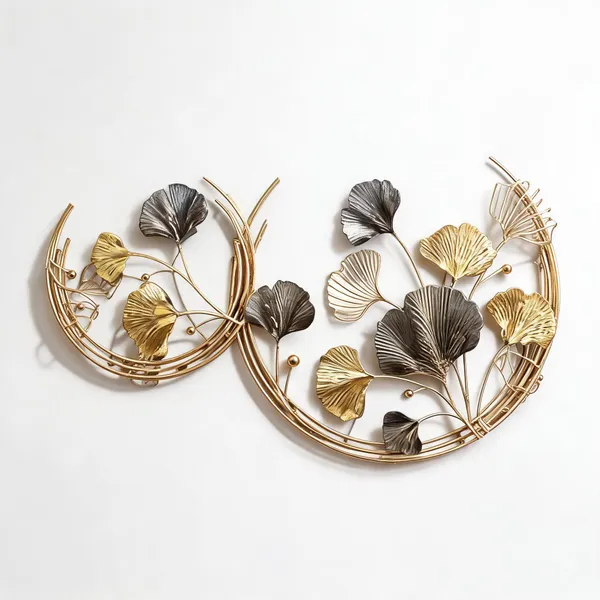 Golden_Metal_Wall_Art_For_Home_Decor