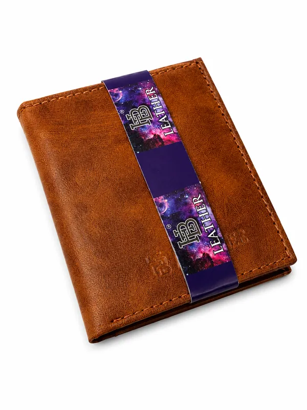 Brown_Faux_Leather_Bifold_Wallet_For_Men