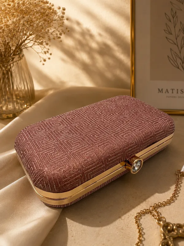 Rose_Faux_Leather_Textured_Hard_Case_Clutch_For_Women