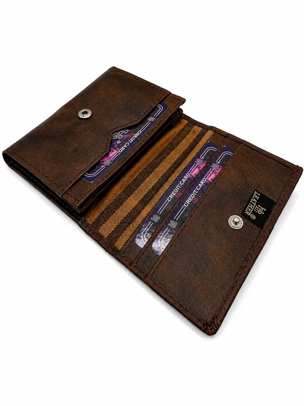 Brown_Faux_Leather_Minimalist_Bifold_Wallet_For_Men