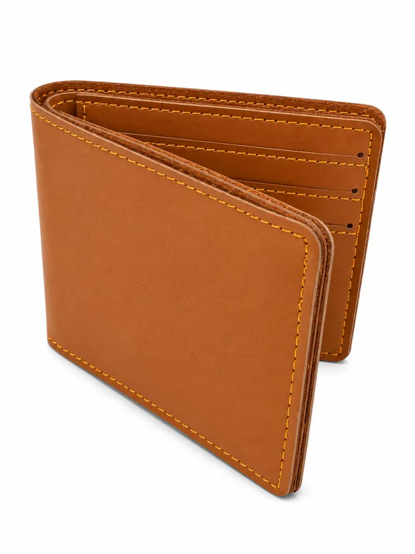 Brown_Faux_Leather_Bifold_Wallet_For_Men