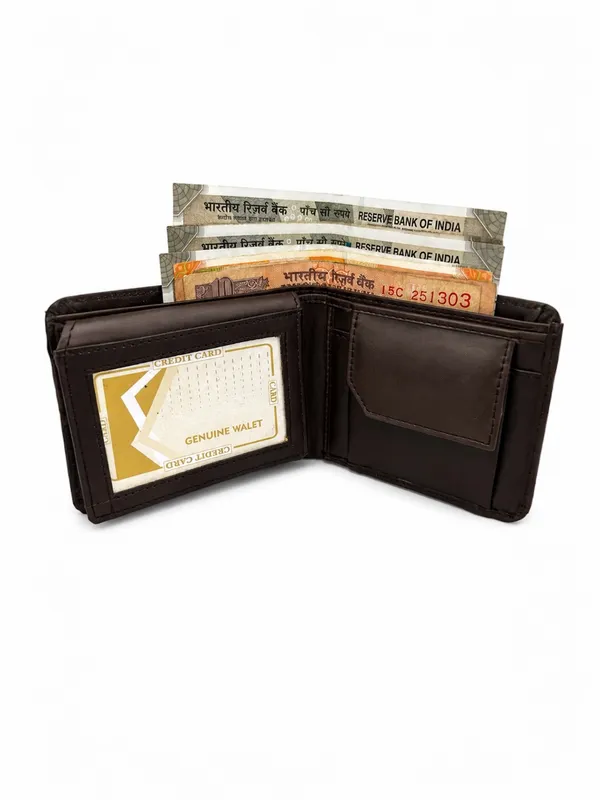 Brown_Faux_Leather_Bi-Fold_Wallet_For_Men