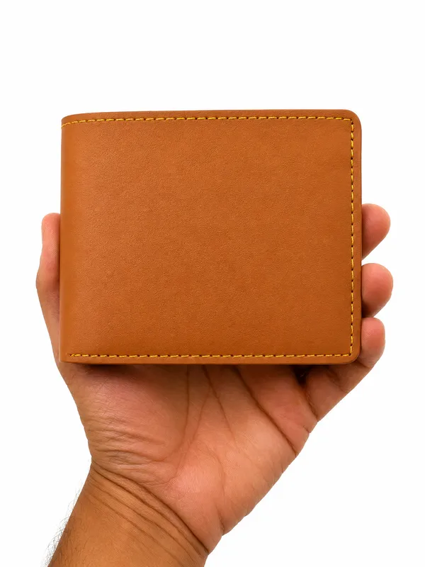 Brown_Faux_Leather_Bifold_Wallet_For_Men