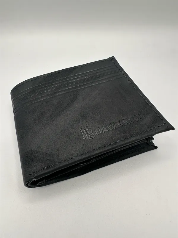 Black_Faux_Leather_Bifold_Wallet_For_Men