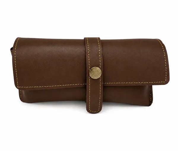 Brown_Faux_Leather_Roll-Up_Pouch_For_Men
