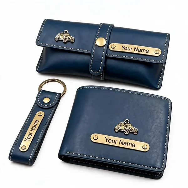Blue_Faux_Leather_Wallet_And_Keychain_Gift_Set_For_Men_Pack_Of_3