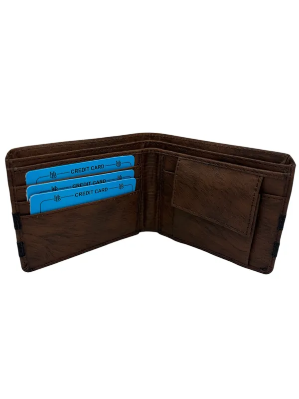 Brown_Faux_Leather_Two-Tone_Bifold_Wallet_For_Men
