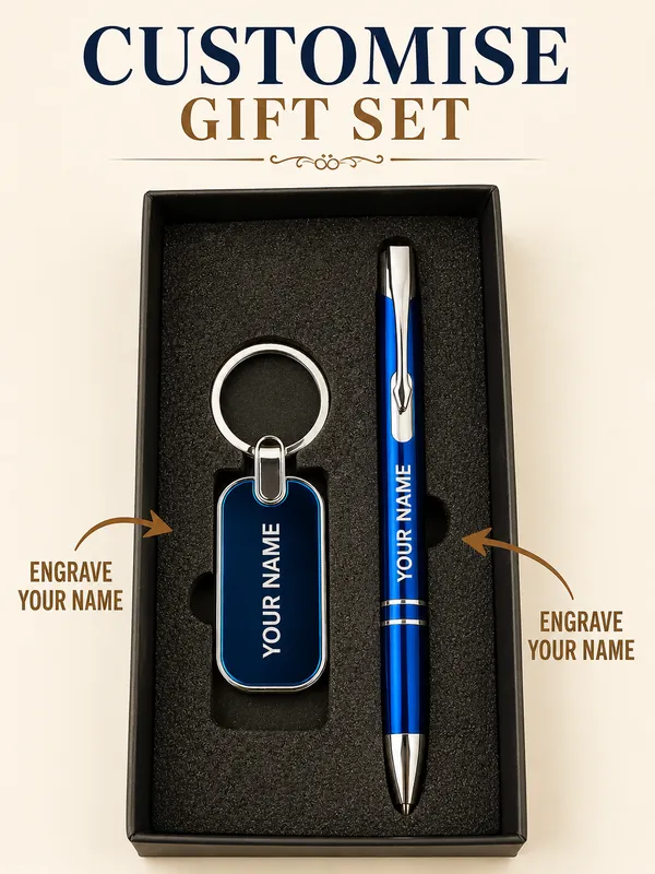 Blue_Personalized_Pen_And_Keychain_Gift_Set_Pack_Of_2