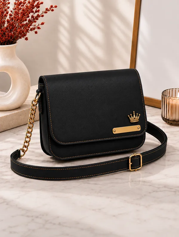 Black_Faux_Leather_Crossbody_Bag_For_Women