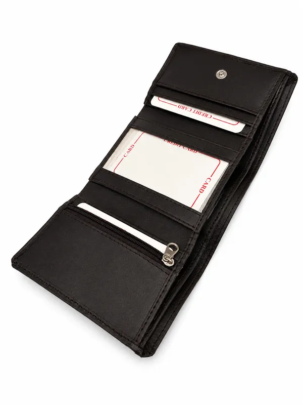 Brown_Faux_Leather_Textured_Bifold_Wallet_For_Men
