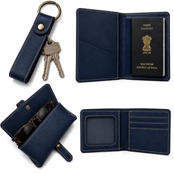 Navy_Faux_Leather_Travel_Accessories_Set_For_Men_Pack_Of_4
