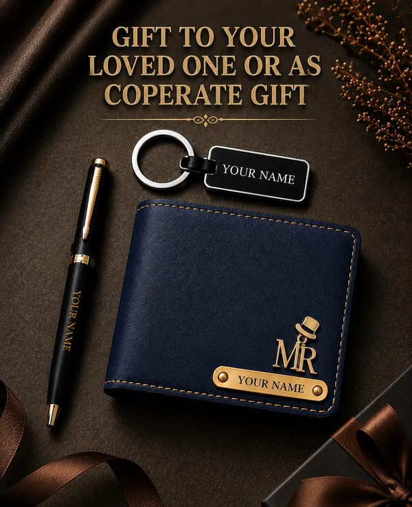 Blue_Faux_Leather_Wallet_Pen_Keychain_Gift_Set_For_Men_Pack_Of_3