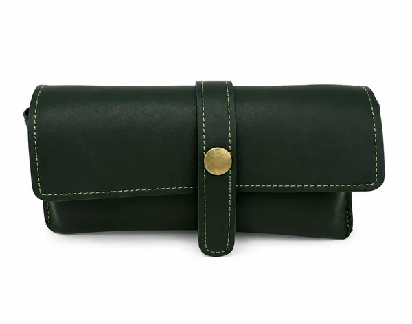 Green_Faux_Leather_Eyewear_Case_For_Unisex