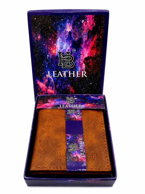 Brown_Faux_Leather_Bifold_Wallet_For_Men