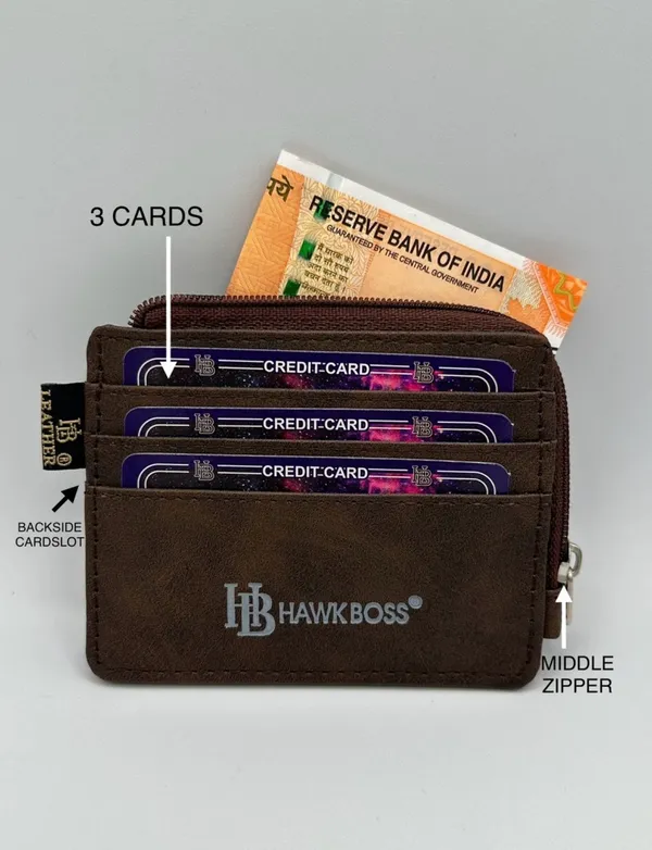 Brown_Faux_Leather_Zip-Around_Card_Holder_Wallet_For_Men