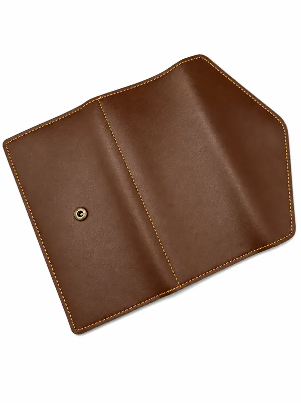 Brown_Faux_Leather_Envelope_Wallet_For_Men