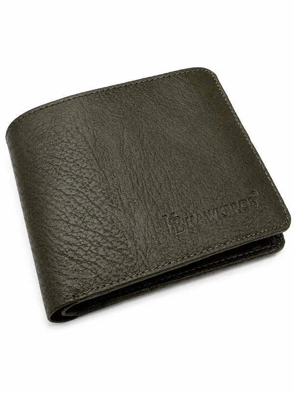 Black_Faux_Leather_Structured_Bifold_Wallet_For_Men