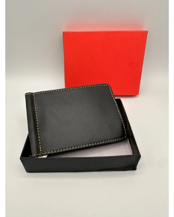 Black_Faux_Leather_Bifold_Wallet_For_Men