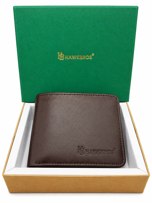 Brown_Faux_Leather_Bi-Fold_Wallet_For_Men