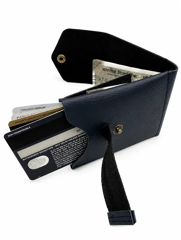 Navy_Faux_Leather_Snap_Closure_Wallet_For_Men