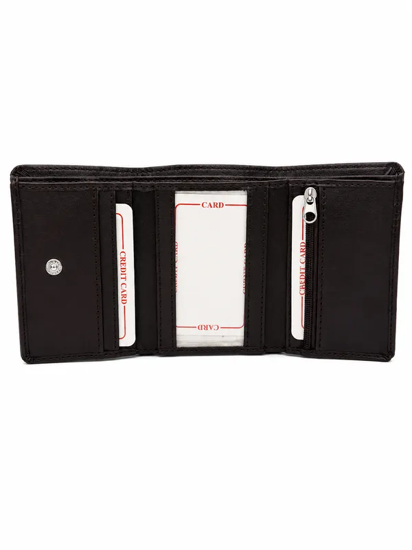 Brown_Faux_Leather_Textured_Bifold_Wallet_For_Men