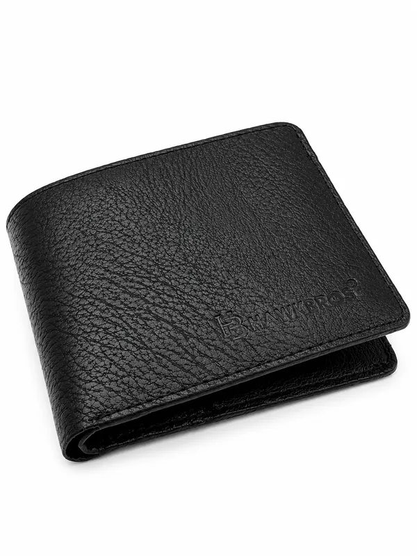 Black_Faux_Leather_Bi-Fold_Wallet_For_Men