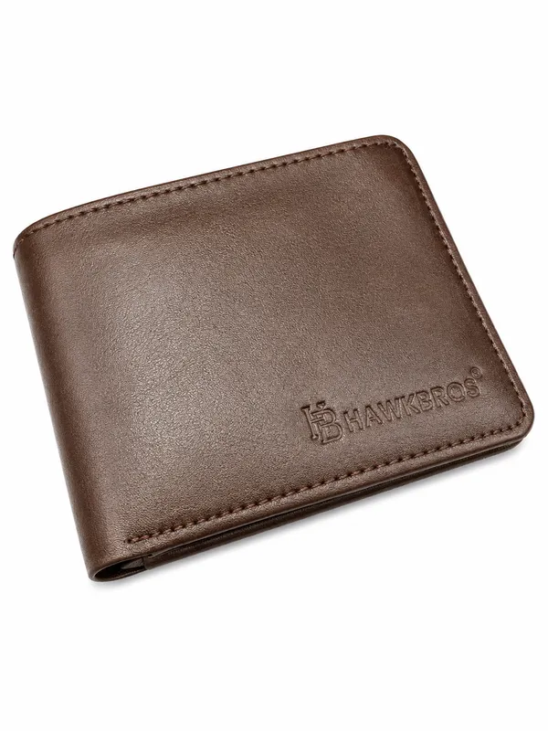 Brown_Faux_Leather_Bi-Fold_Wallet_For_Men