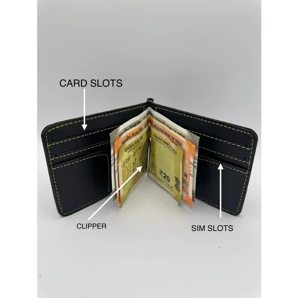 Black_Faux_Leather_Bifold_Wallet_For_Men