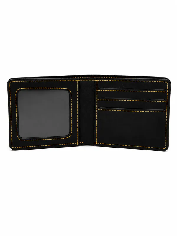 Black_Faux_Leather_Bifold_Wallet_For_Men