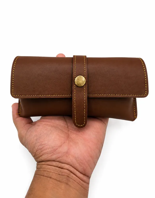 Brown_Faux_Leather_Roll-Up_Pouch_For_Men