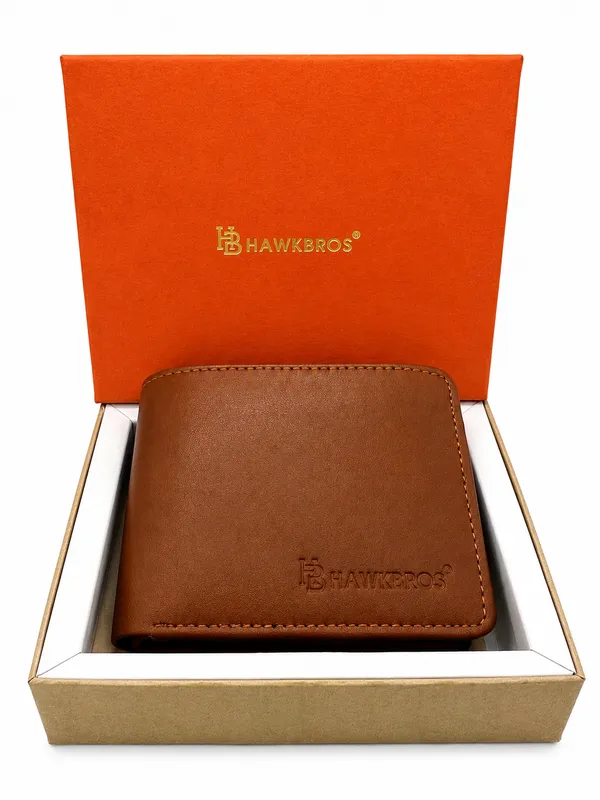 Brown_Faux_Leather_Bi-Fold_Wallet_For_Men