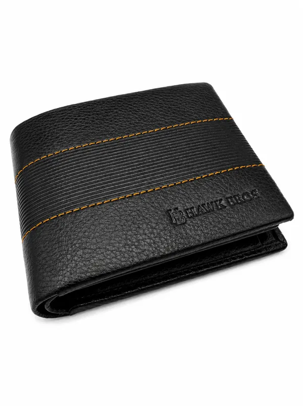 Black_Leather_Rfid_Contrast_Stitch_Bi-Fold_Wallet_For_Men
