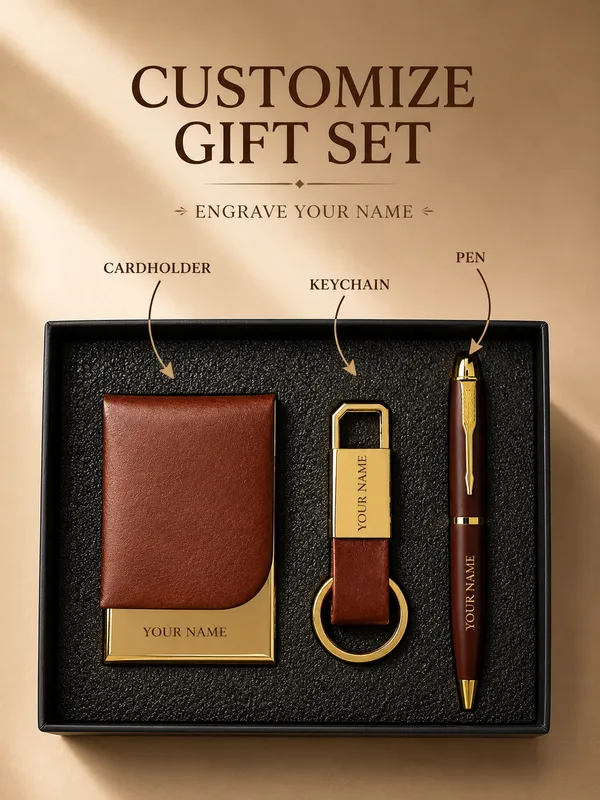 Hawkbros_Brown_Faux_Leather_Gift_Set_For_Men_Pack_Of_3