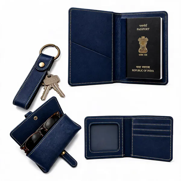 Navy_Faux_Leather_Travel_Accessories_Set_For_Men_Pack_Of_4