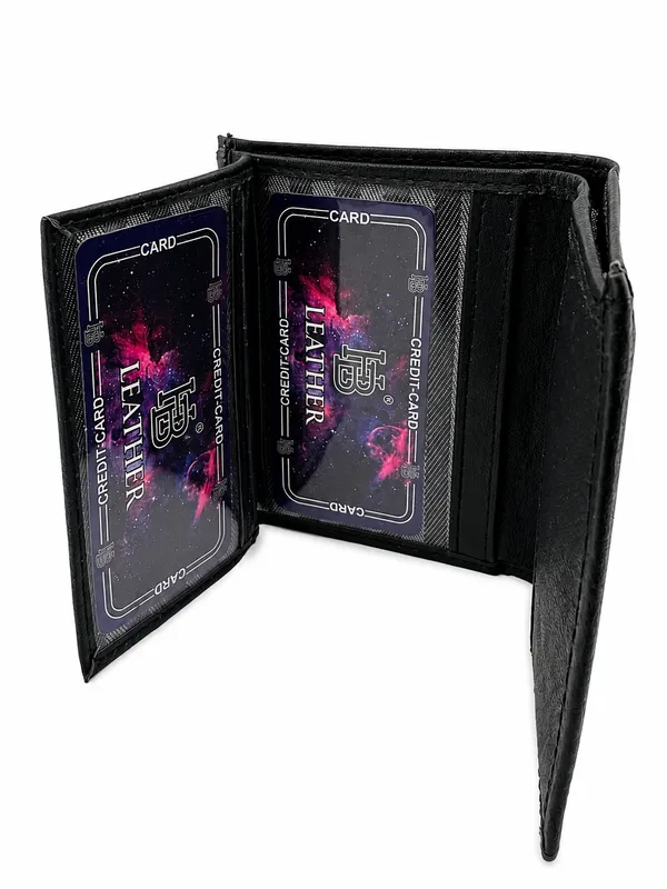 Black_Faux_Leather_Bi-Fold_Wallet_For_Men