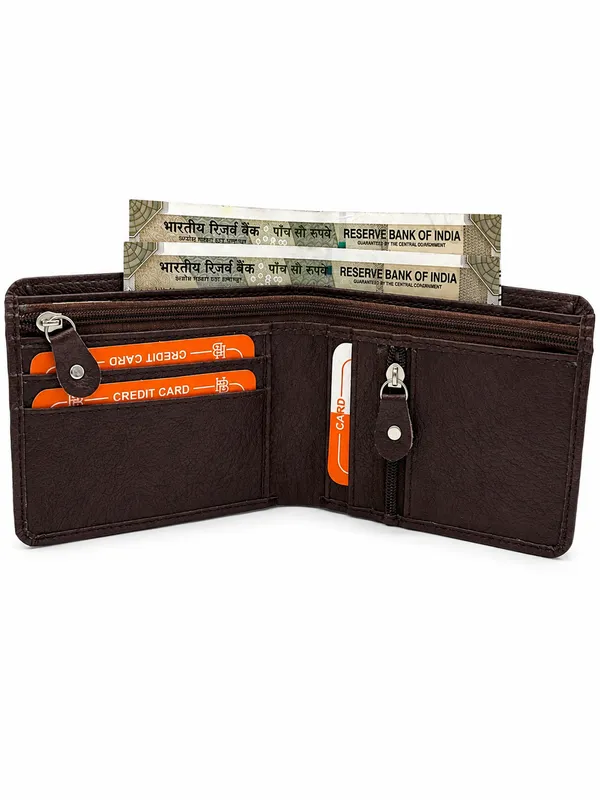 Brown_Faux_Leather_Bi-Fold_Wallet_For_Men