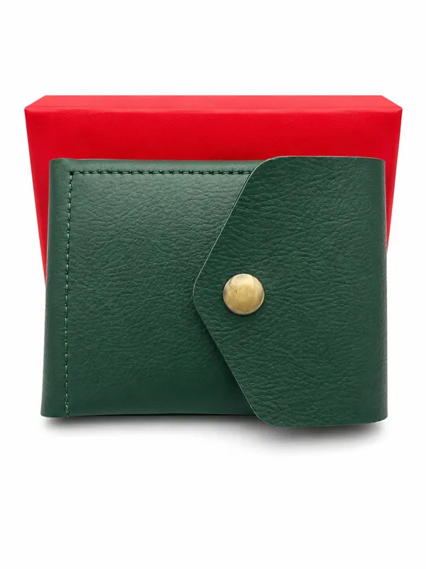 Green_Faux_Leather_Compact_Wallet_For_Men