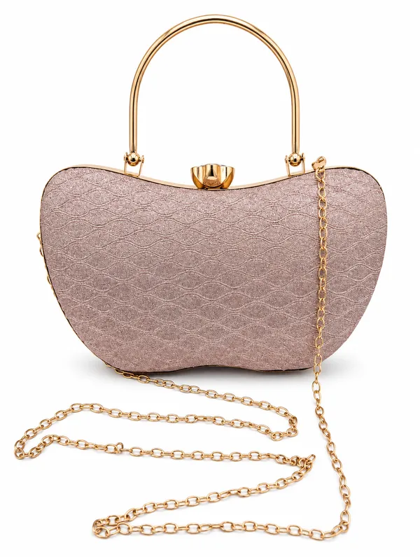Rose_Gold_Faux_Leather_Chain_Clutch_Handbag_For_Women