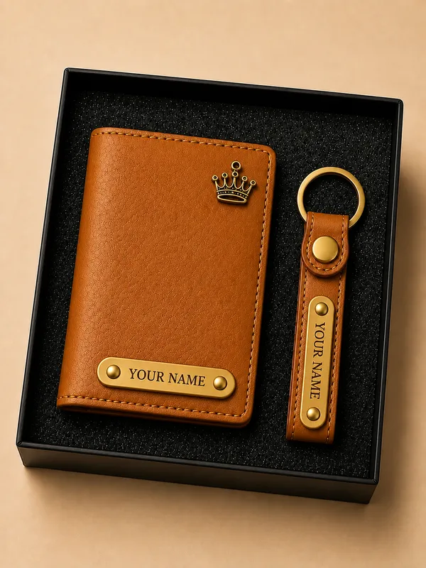 Brown_Faux_Leather_Wallet_And_Keychain_Set_For_Men_Pack_Of_2
