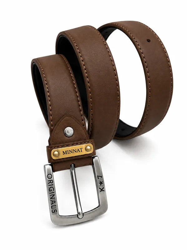 Brown_Faux_Leather_Casual_Belt_For_Men