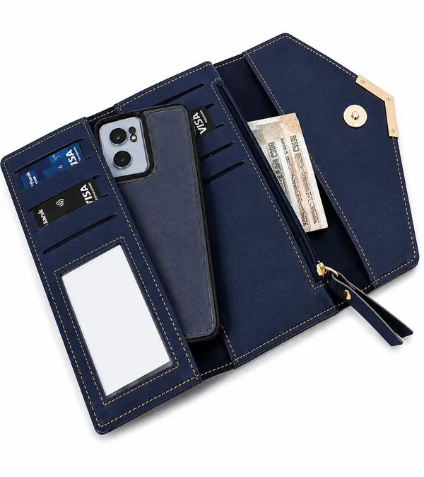 Navy_Faux_Leather_Clutch_Wallet_For_Men