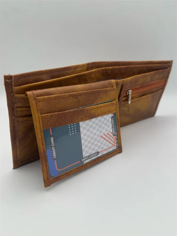 Brown_Faux_Leather_Bifold_Wallet_For_Men