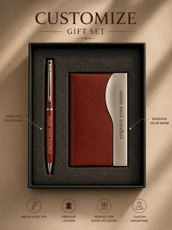Hawkbros_Brown_Faux_Leather_Pen_And_Notebook_Gift_Set_Pack_Of_2